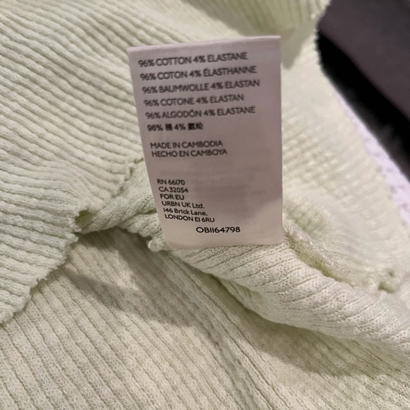 FREE PEOPLE - We The Free - OG Thermal Long Sleeve - Glow Party Green - XS - Picture 8 of 8